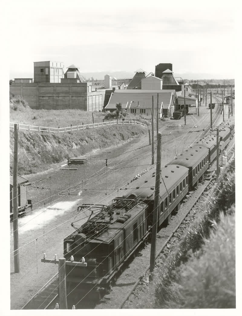Trains, Christchurch, 1949