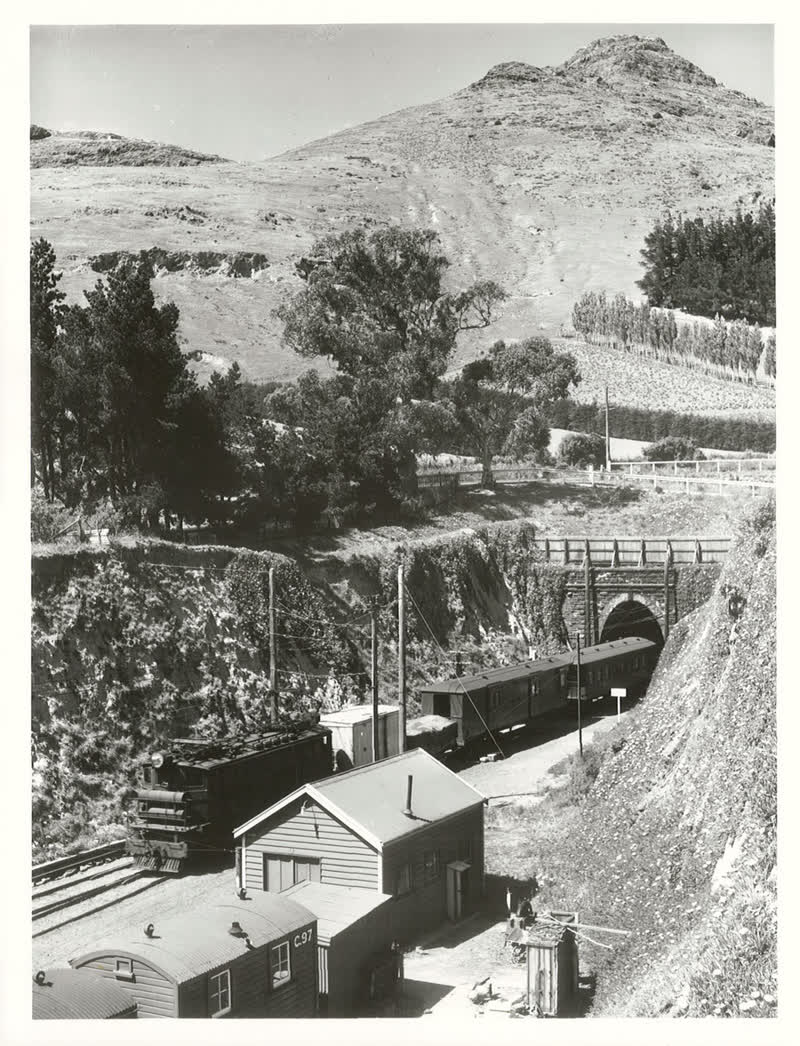 Trains, Christchurch, 1949