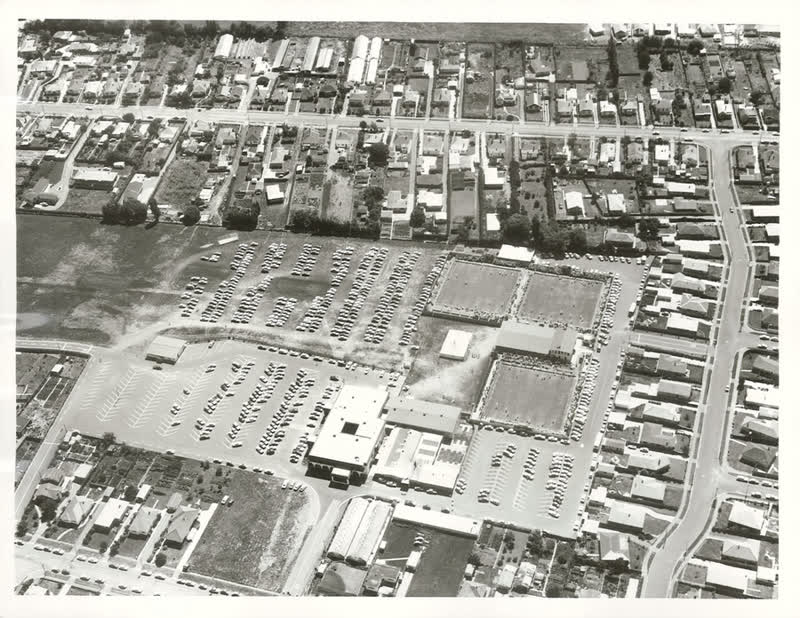 Canterbury - Christchurch City - Aerials, 1974