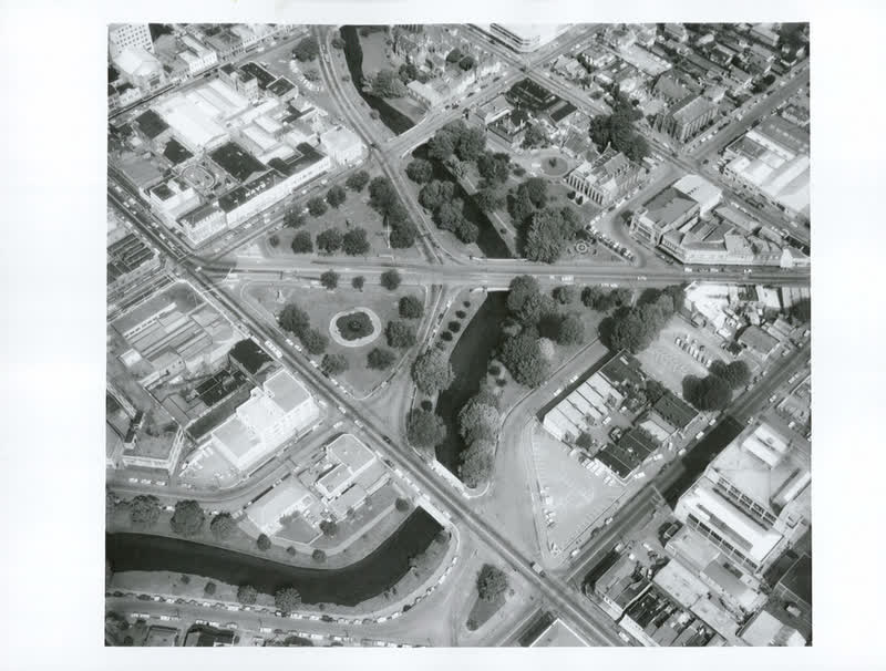 Christchurch City - Aerial Views, 1966