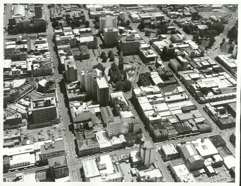 Canterbury - Christchurch City - Aerial Views, 1976