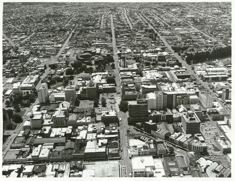 Canterbury - Christchurch City - Aerial Views, 1976