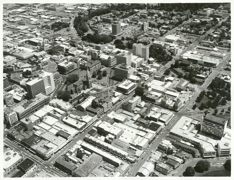 Canterbury - Christchurch City - Aerial Views, 1976