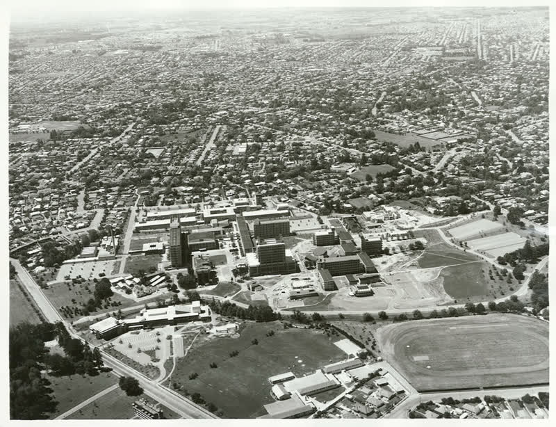 Canterbury - Christchurch City - Aerial Views, 1976