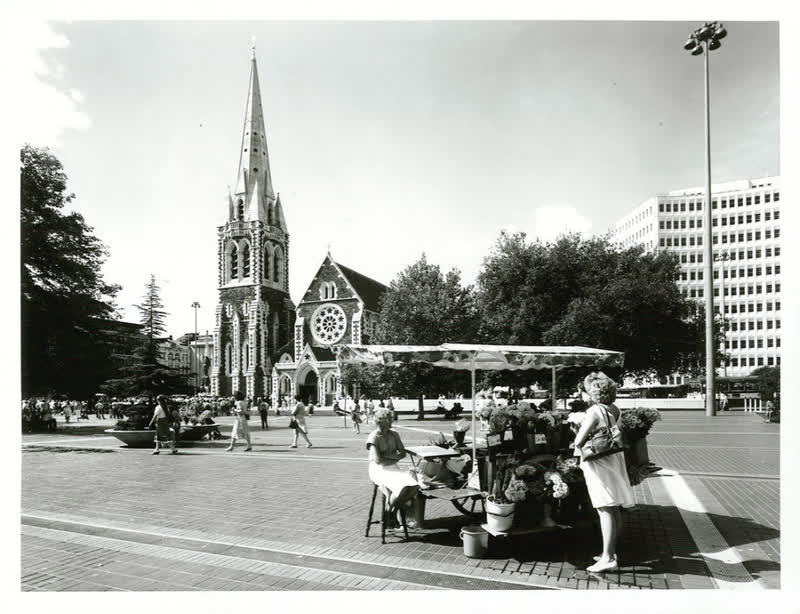 Canterbury - Christchurch City - Cathedral Square, 1983
