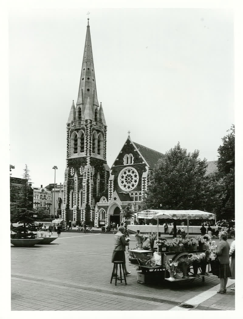 Canterbury - Christchurh City - Cathedral Square, 1982