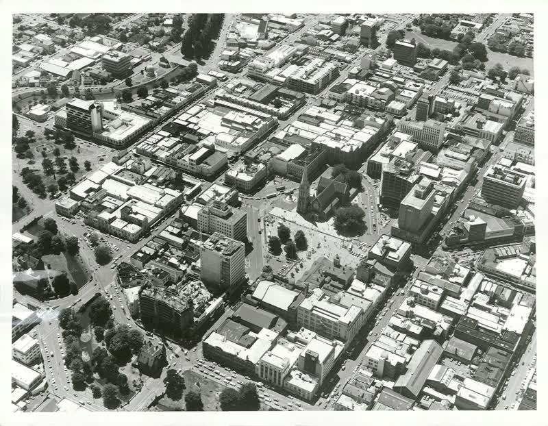 Canterbury - Christchurch City - Aerials, 1974
