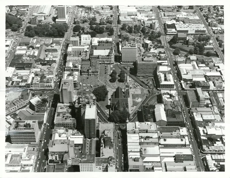 Canterbury - Christchurch City - Aerials, 1974