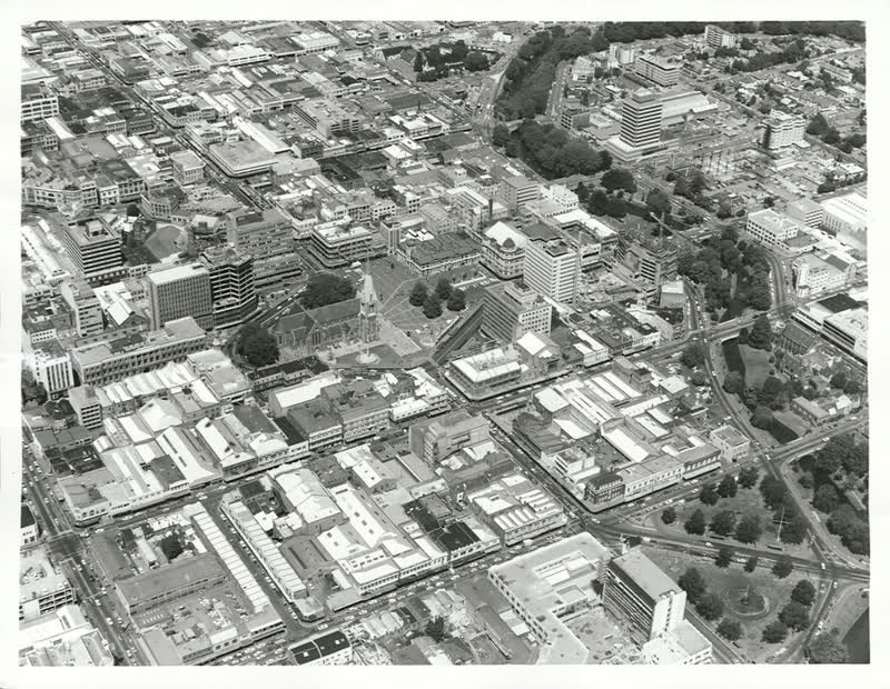 Canterbury - Christchurch City - Aerials, 1974