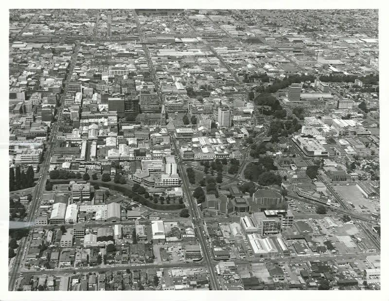 Canterbury - Christchurch City - Aerials, 1974