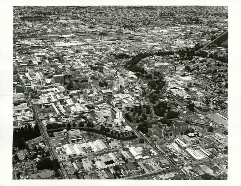 Canterbury - Christchurch City - Aerials, 1974