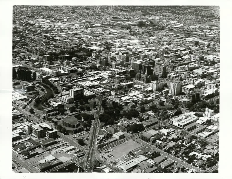 Canterbury - Christchurch City - Aerials, 1974