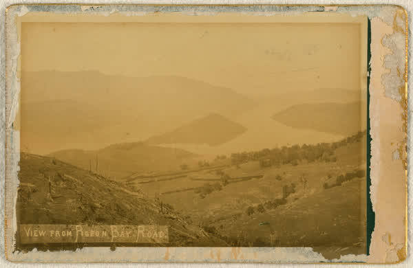 View of Barry’s Bay from Pigeon Bay Road, 1886