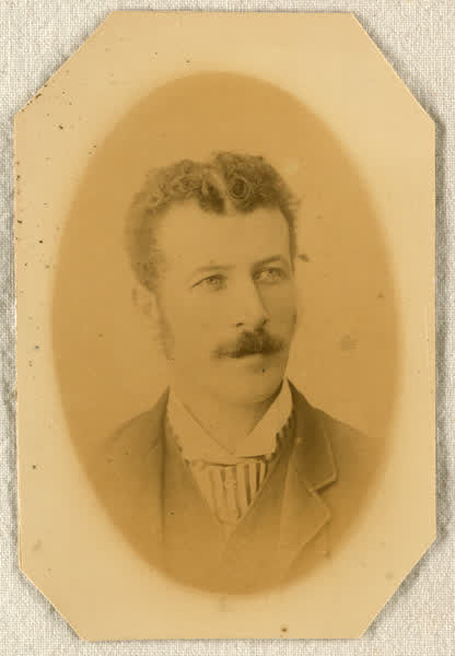 Nat Hall portrait, 1889