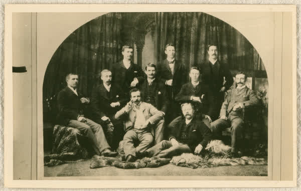 Ten men in suits, 1890