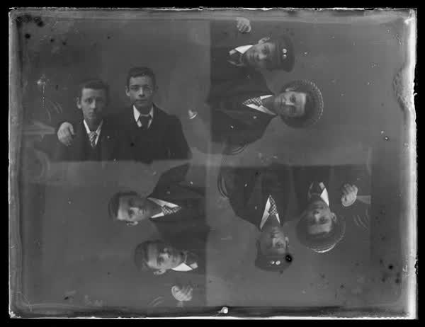 Portraits of two boys, 1900