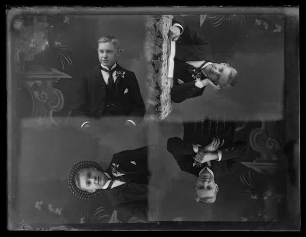 Four portraits of a boy, 1900