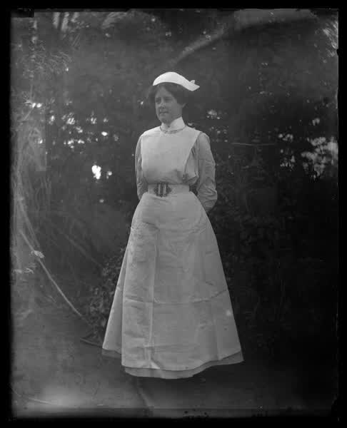 Nurse in uniform, 1900