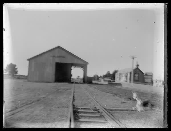 Doyleston train station, 1900