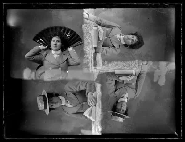 Portraits of a woman, 1900
