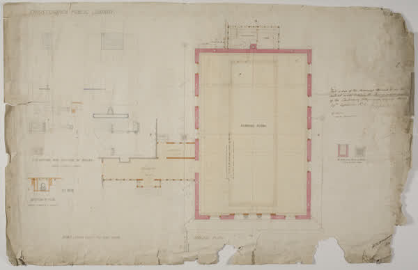 Christchurch Public Library, 1875