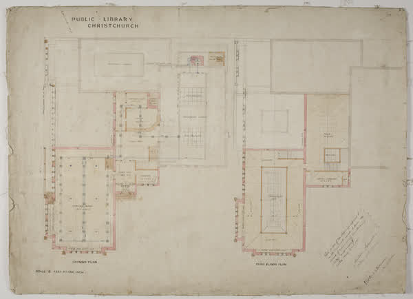 Public Library. Christchurch, 1901