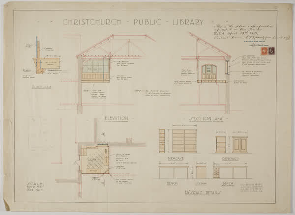 Christchurch Public Library, 1931