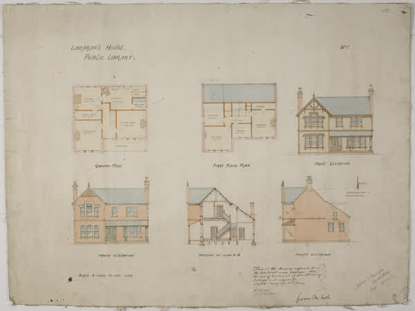 Librarian’s House. Public Library, 1894