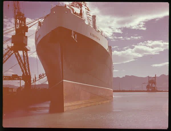 Rangitoto in Lyttelton Harbour, 1950