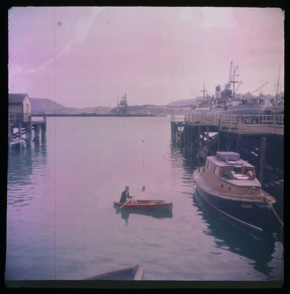 A man in a kayak, 1950