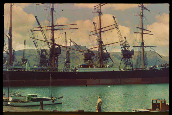 The ship, Pamir, 1957
