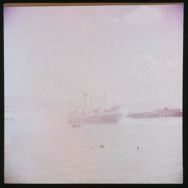 Ships or boats in the Lyttelton Harbour, 1950