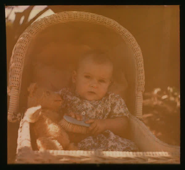 Baby in a pram, 1950