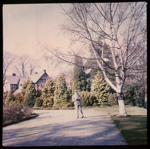 Driveway of the Curators House, 1950