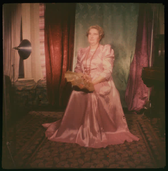 Woman in a gown, 1950