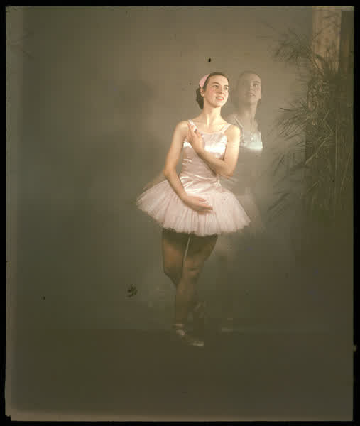 Ballerina posing, 1950