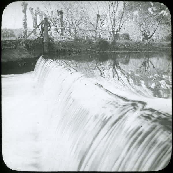 Wood's Mill weir, 1862