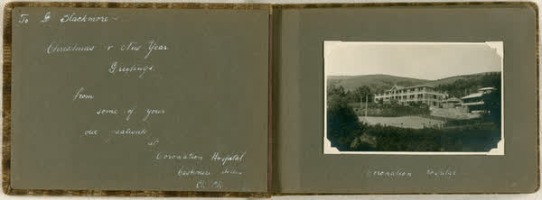 Coronation Hospital, 1920