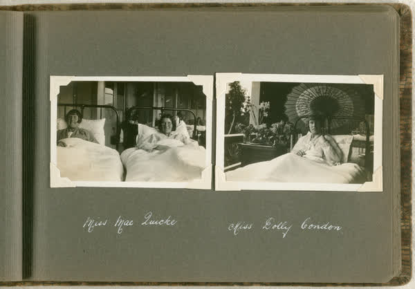 Miss Mae Quicke, and Miss Dolly Condon, 1913
