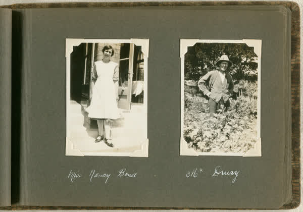 Miss Nancy Bond, and Mr Drury, 1913