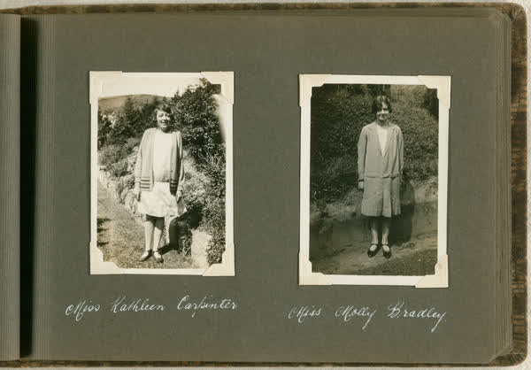 Miss Kathleen Carpinter, and  Miss Molly Bradley, 1913