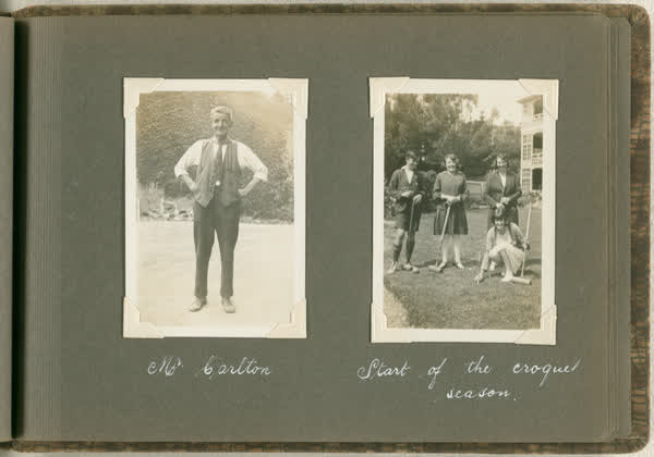 Mr Carlton; Start of the croquet season, 1913