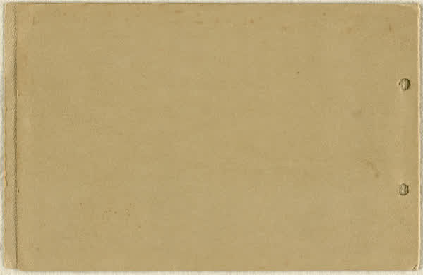 Back cover of photograph album, 1913