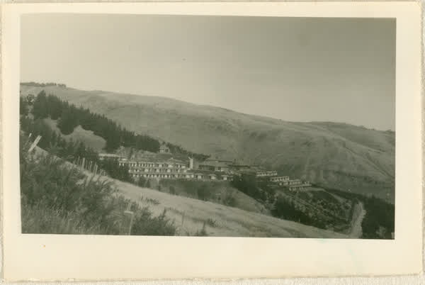 Cashmere Sanatorium from nearby hill, 1920