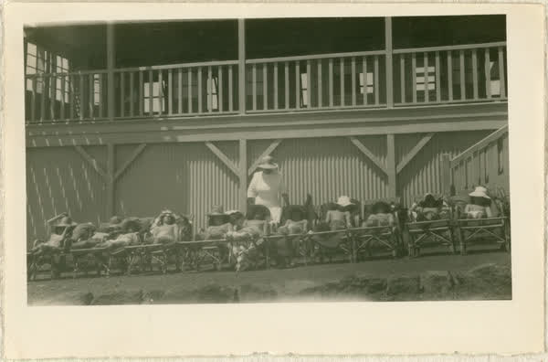 Children sunbathing at Fresh Air Home, 1923