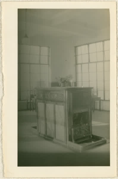 Open-air school central heating plant, 1927