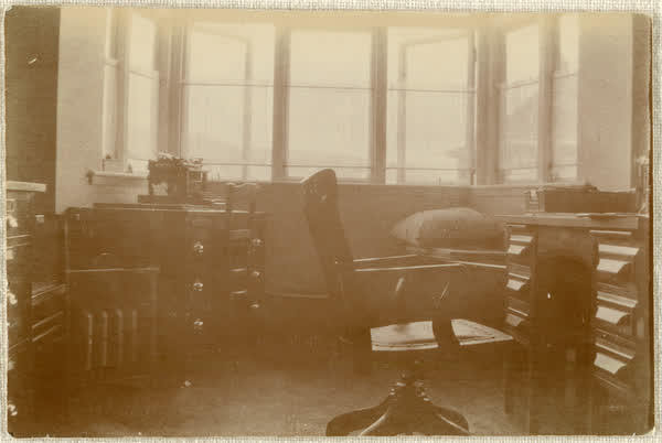 Dr Blackmore's office in the Middle Sanatorium, 1918
