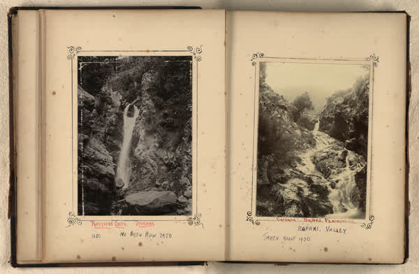 Waterfalls at Patterson’s Creek and Rapaki, 1900