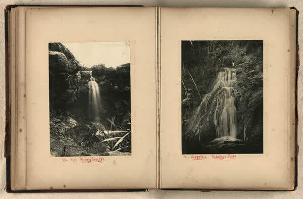 Waterfalls at Murray Aynsley and Kennedys Bush, 1900