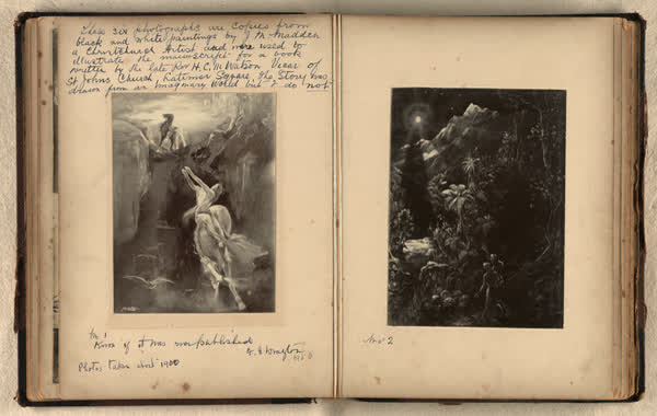 Photographs of oil paintings by John McIntosh Madden, 1900